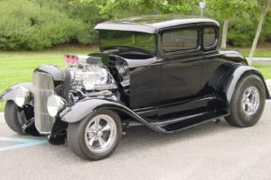 1930, Ford, Coupe, Hot, Rod, Rods, Custom, Vintage