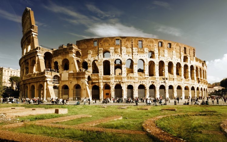 coliseo, Roma, Italia HD Wallpaper Desktop Background