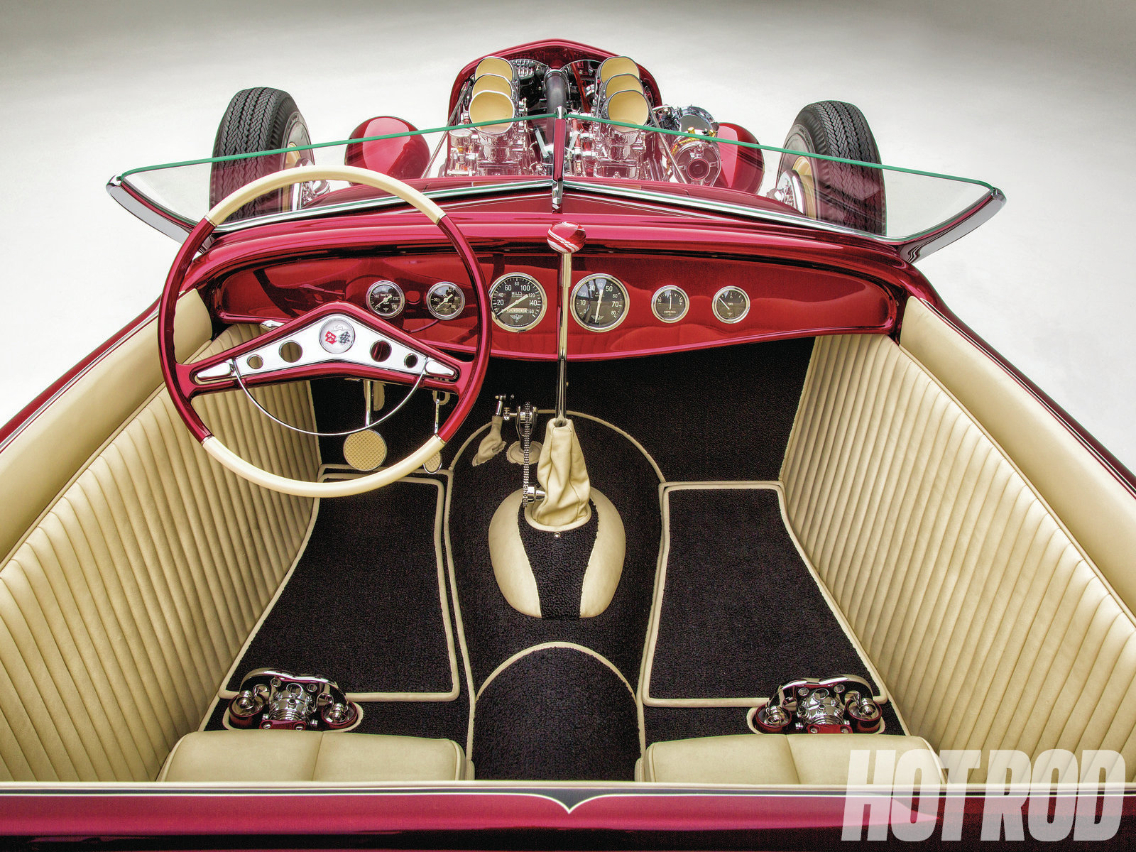 1932, Ford, Roadster, Retro, Hot, Rod, Rods, Interior Wallpaper