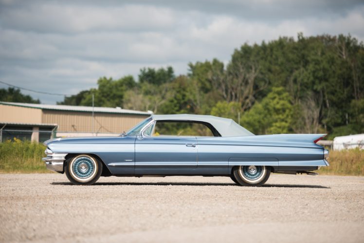 1961, Cadillac, Sixty two, Convertible, 6267f, Luxury, Classic HD Wallpaper Desktop Background