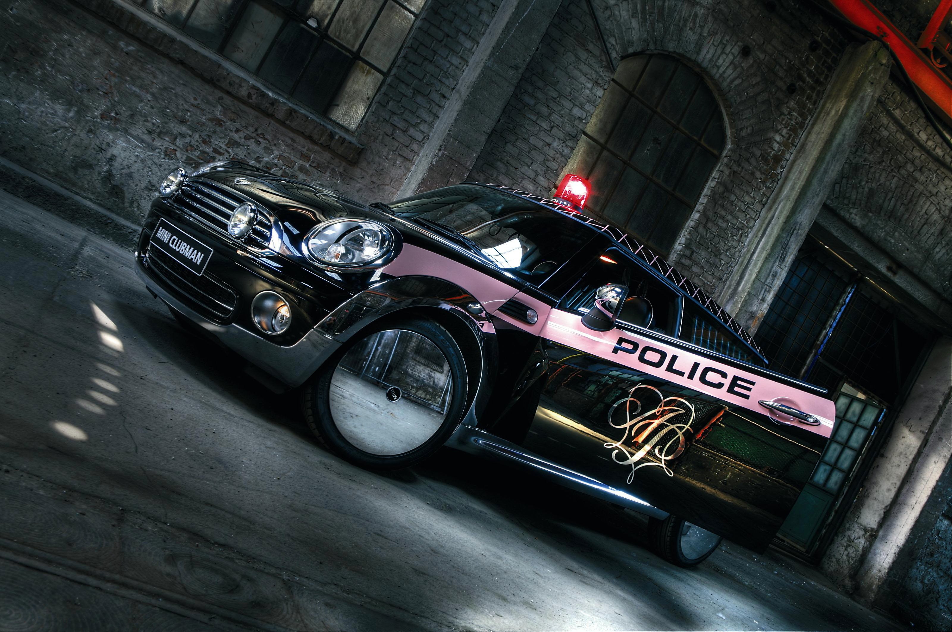 2008, Mini, Cooper, Clubman, Agent provocateur, R55, Police, Emergency Wallpaper