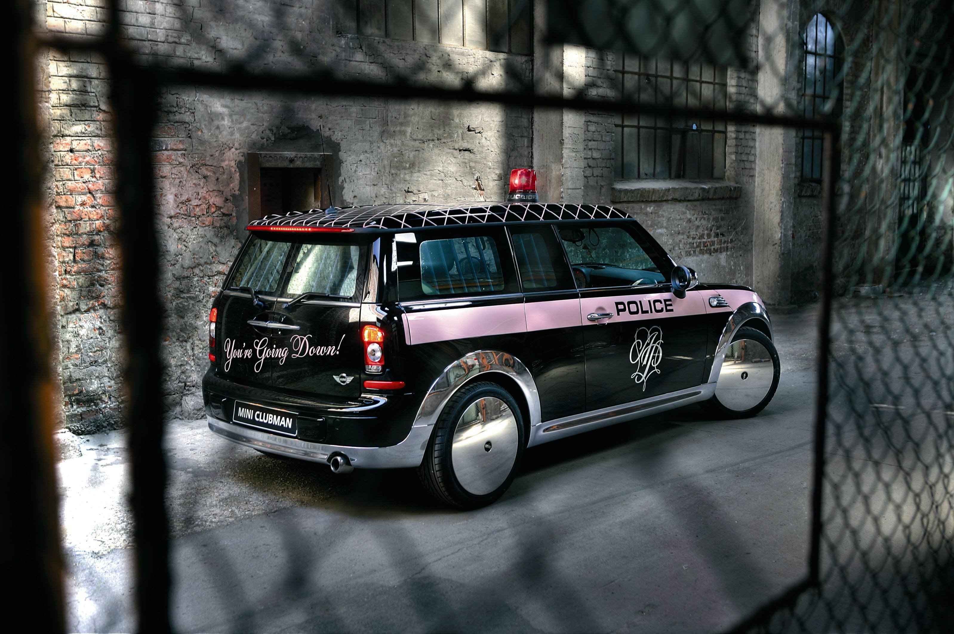 2008, Mini, Cooper, Clubman, Agent provocateur, R55, Police, Emergency Wallpaper
