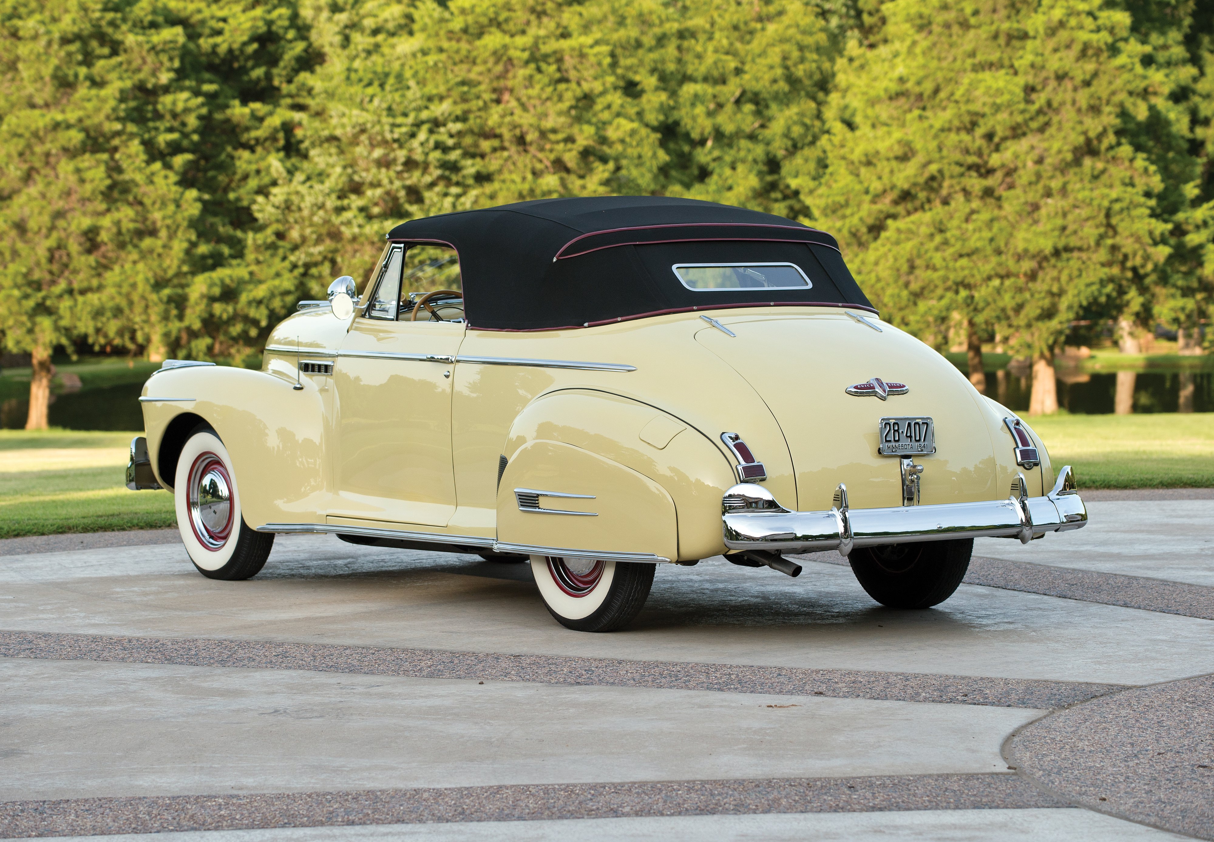 1941, Buick, Special, Convertible, 44c, Retro Wallpaper