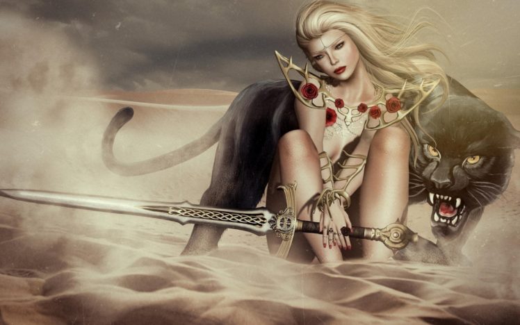 fantasy, Art, Artwork, Woman, Women, Female, Girl, Girls, Warrior HD Wallpaper Desktop Background