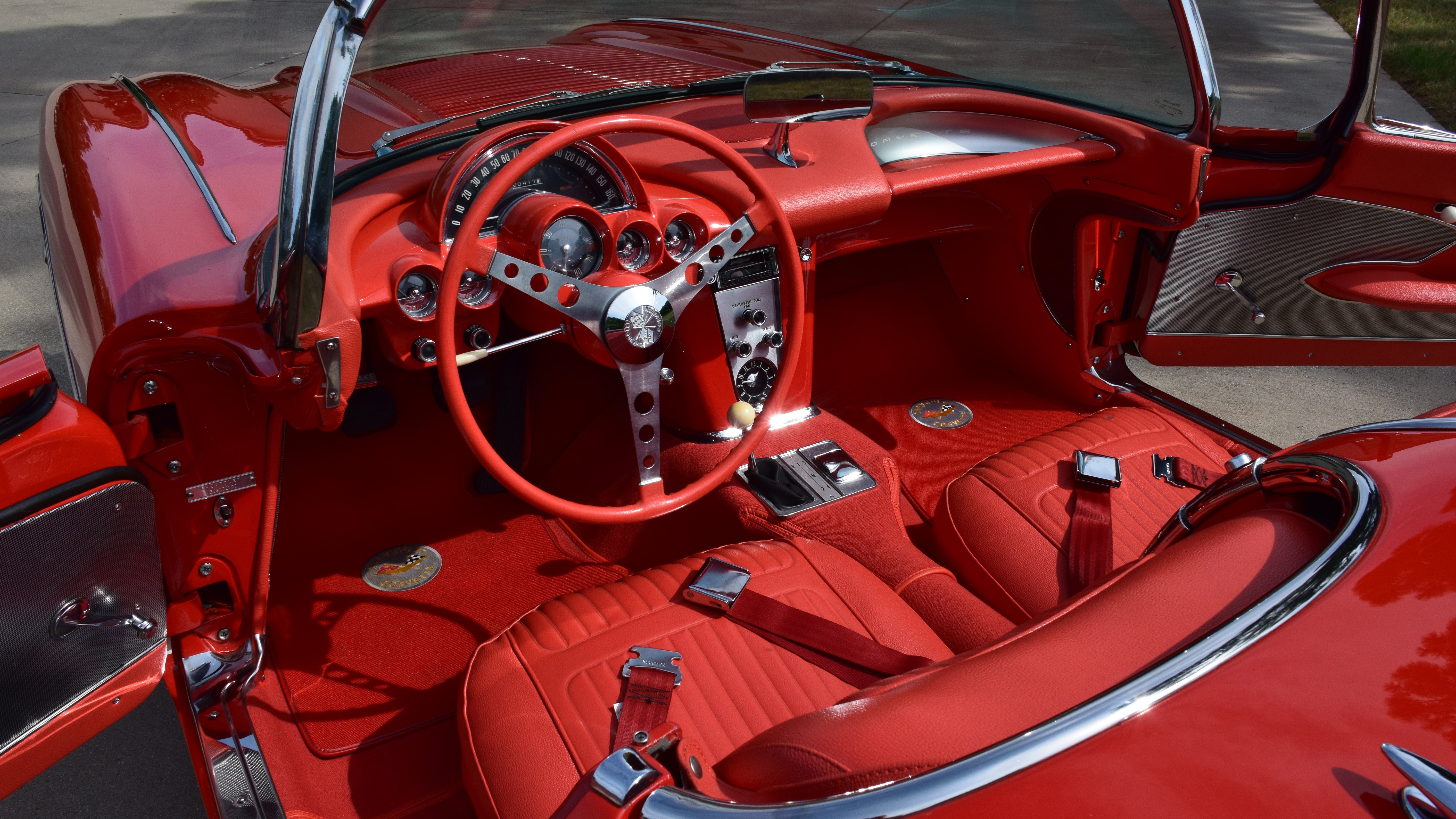 1958, Chevrolet, Corvette, Convertible, Muscle, Classic, Old, Original, Usa,  04 Wallpaper