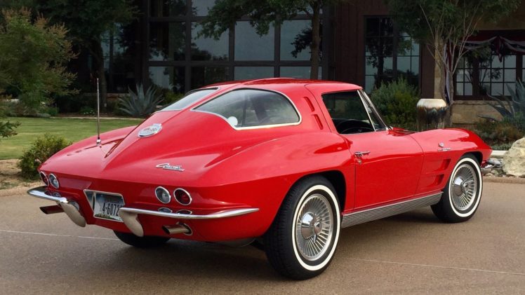 1963, Chevrolet, Corvette, Stingray, Split window, Coupe, Muscle, Classic, Old, Original, Usa,  02 HD Wallpaper Desktop Background