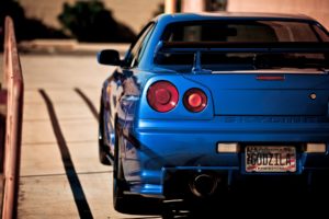 blue, Nissan, Vehicles, Sport, Cars, Blue, Cars, Racing, Club, Skyline, R34