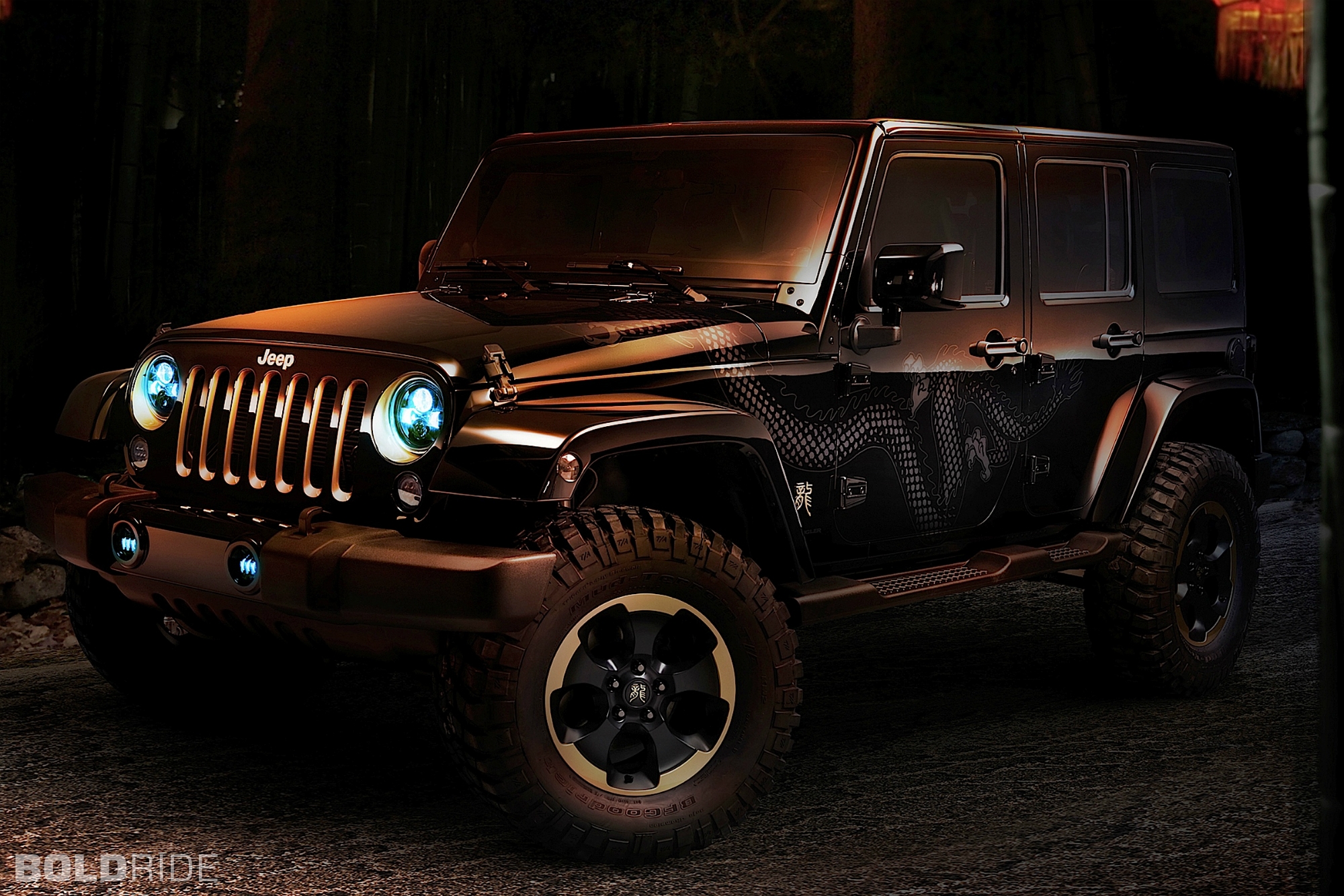 2012, Jeep, Wrangler, Dragon, Design, Concept, Offroad, 4x4 Wallpaper