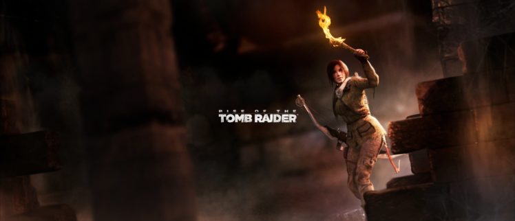 archer, Rise, Tomb, Raider, Lara, Croft, Torch, Games, Fantasy, Girls, Girl, Warrior, Poster HD Wallpaper Desktop Background