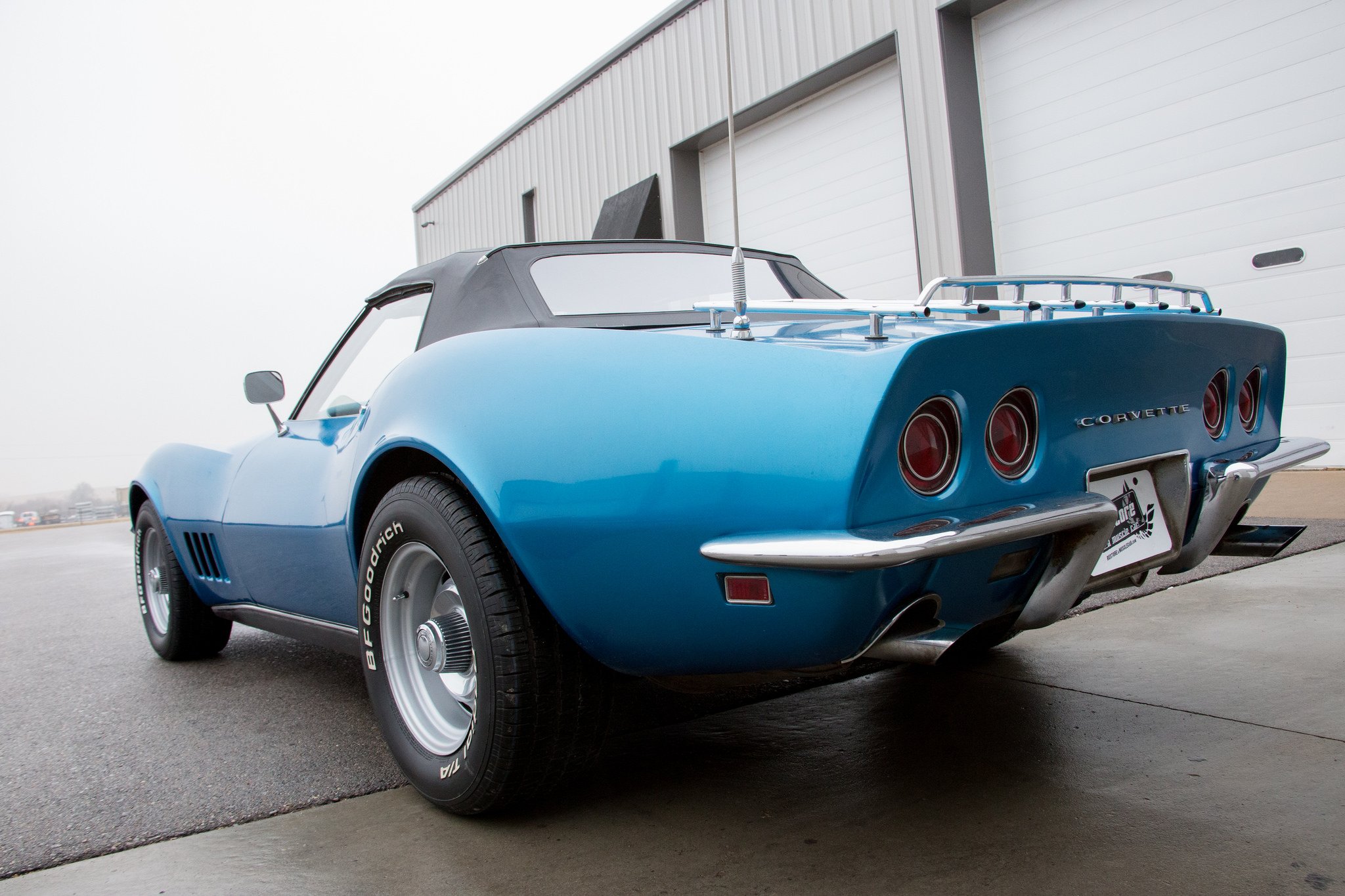 1968, Chevy, Chevrolet, Corvette,  c3 , Blue, Convertible, Cars Wallpaper