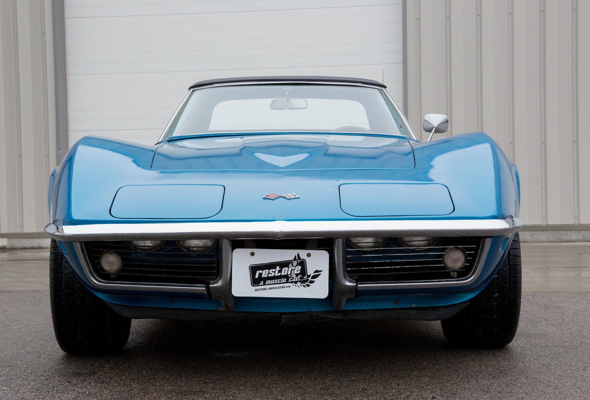 1968, Chevy, Chevrolet, Corvette,  c3 , Blue, Convertible, Cars Wallpaper