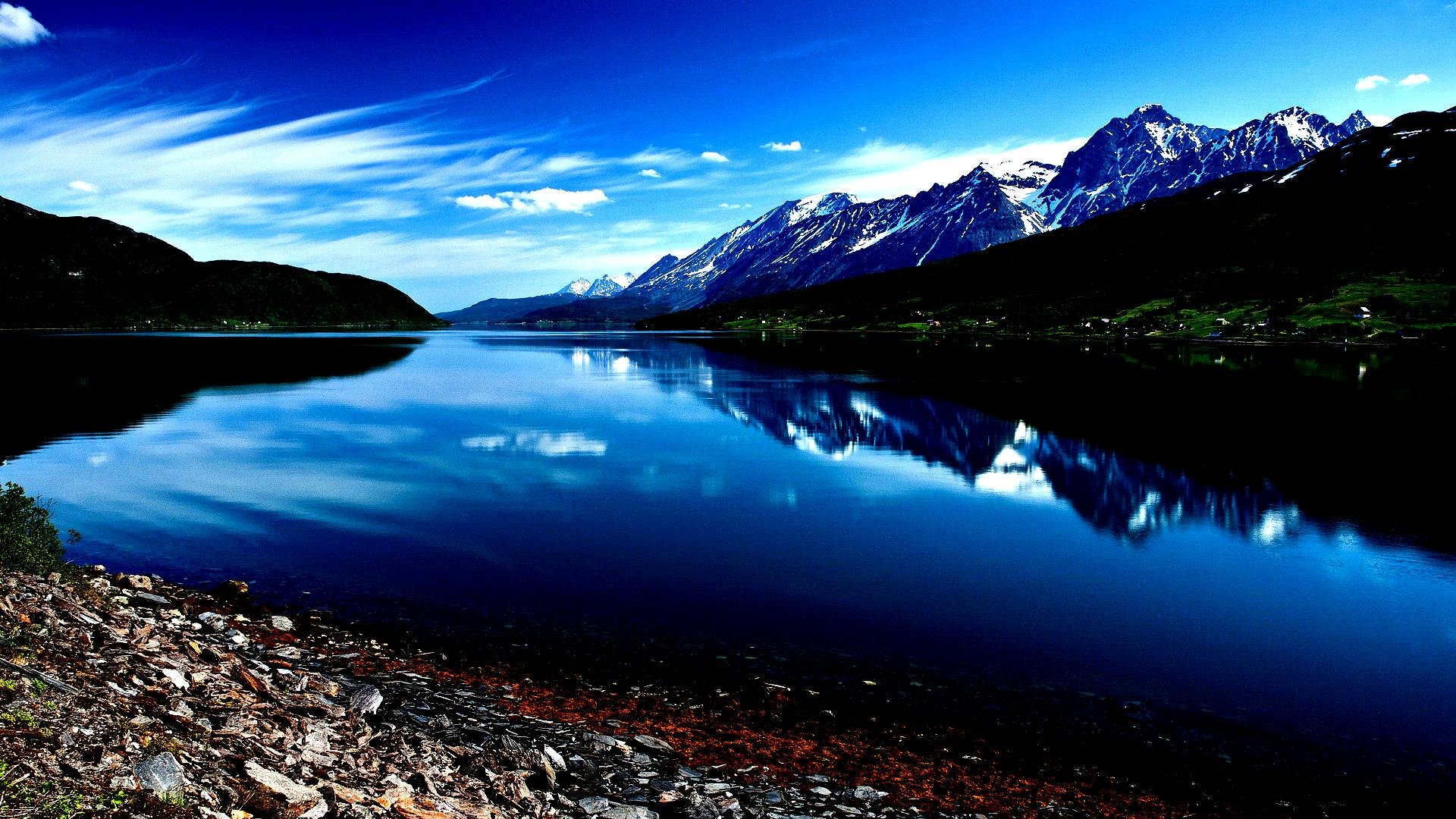 lake, Nature, Water, Landscape, Reflection Wallpaper