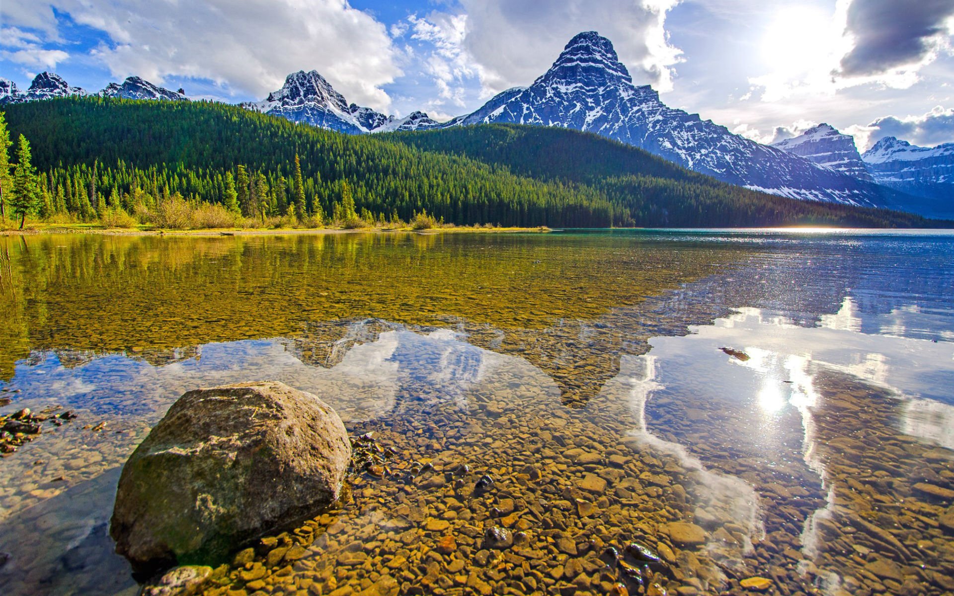 lake, Nature, Water, Landscape Wallpaper