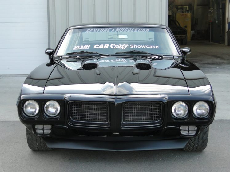 1969, Pontiac, Firebird, 400, Cars, Coupe, Black HD Wallpaper Desktop Background