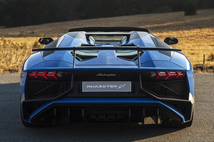 2016, Aventador, Lamborghini, Lp750 4, Roadster, Supercar, Superveloce HD Wallpaper Desktop Background