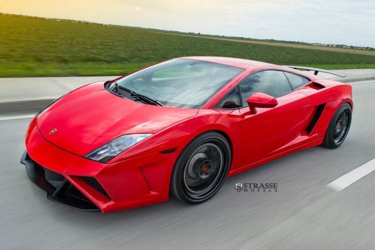 strasse, Wheels, Red, Lamborghini, Gallardo, Cars, Coupe HD Wallpaper Desktop Background