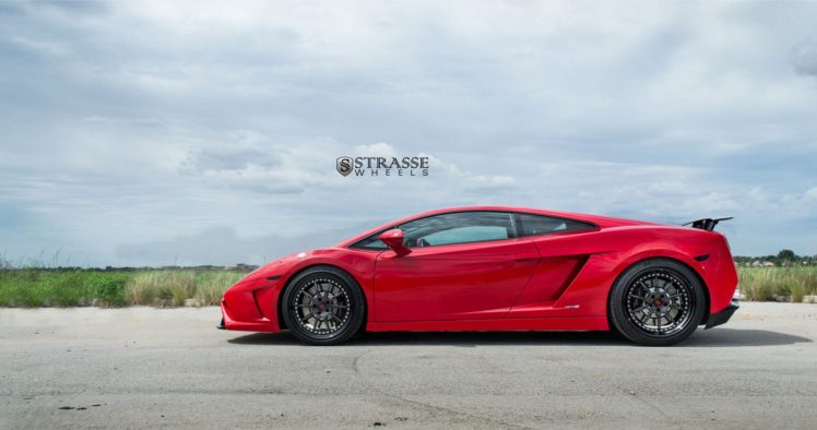 strasse, Wheels, Red, Lamborghini, Gallardo, Cars, Coupe HD Wallpaper Desktop Background