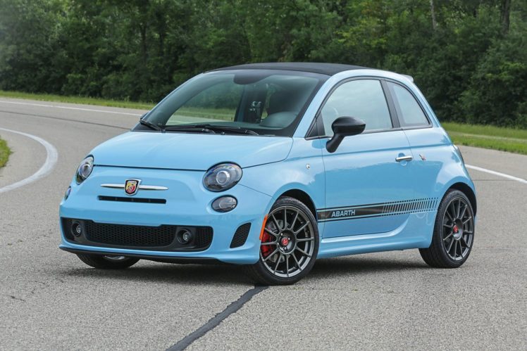 fiat, 500c, Abarth, Us spec, 2013, Cars, Blue HD Wallpaper Desktop Background