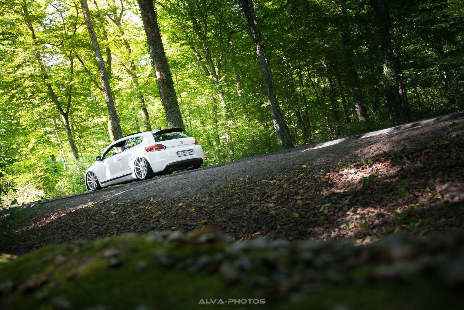 volkswagen, Scirocco, Vossen, Wheels, Black, Cars, Coupe Wallpaper