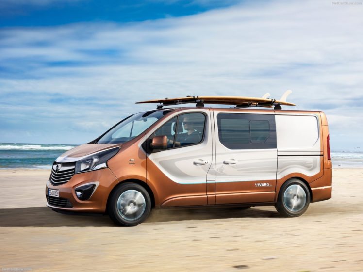 opel, Vivaro, Surf, Cars, Van, Concept, 2015 HD Wallpaper Desktop Background