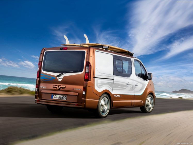 opel, Vivaro, Surf, Cars, Van, Concept, 2015 HD Wallpaper Desktop Background