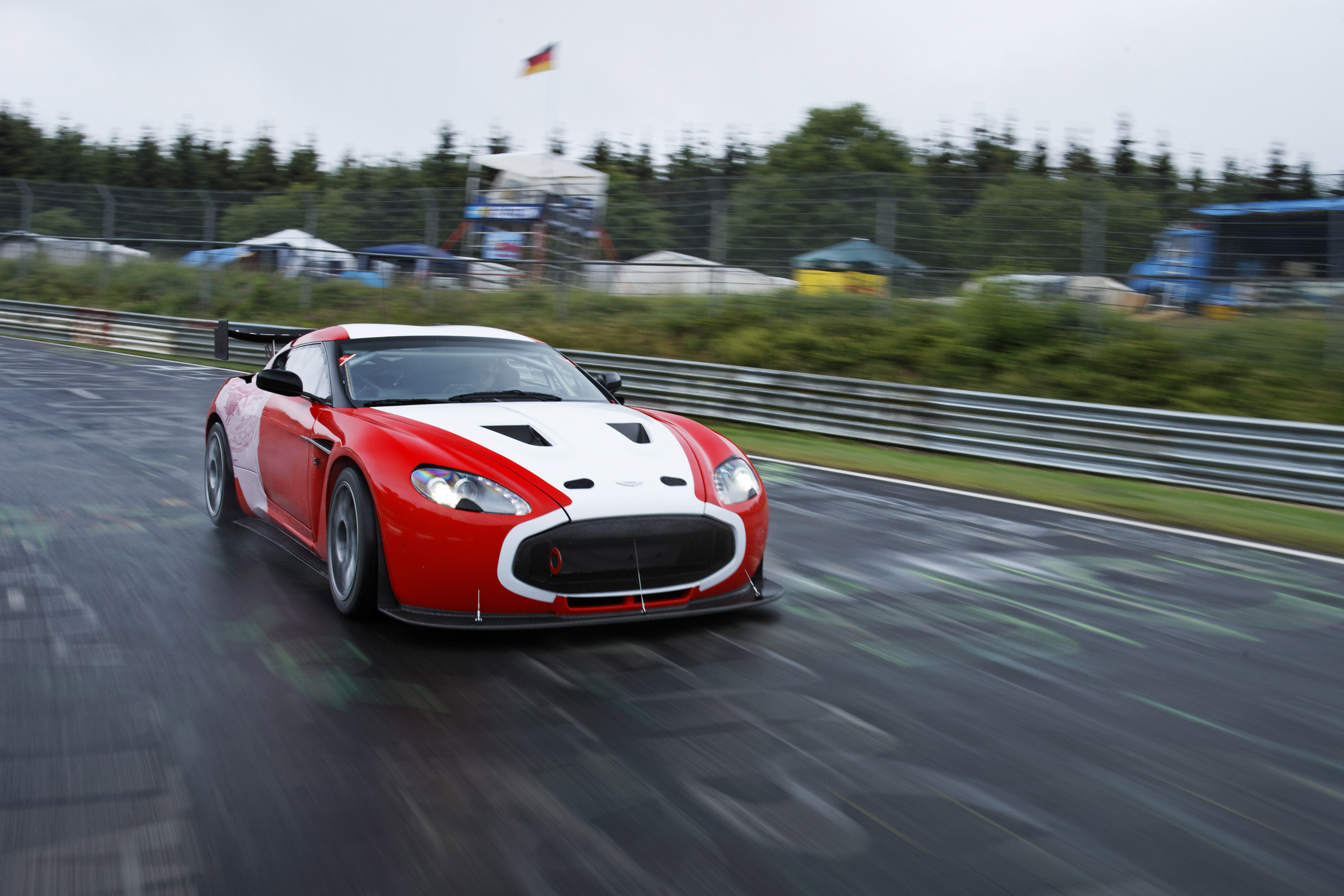 2011, Aston, Martin, V12, Zagato, Race, Racing Wallpaper