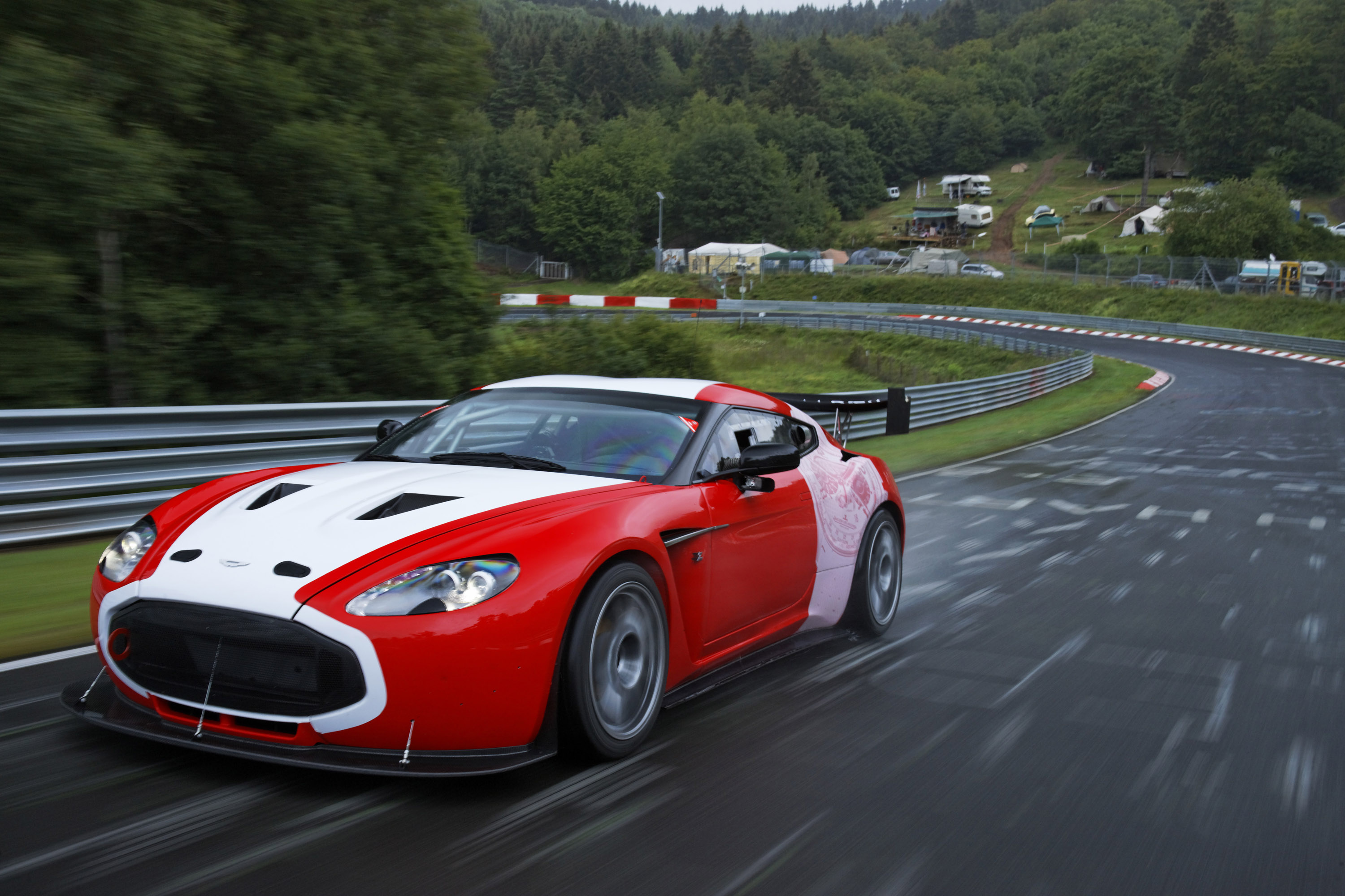 2011, Aston, Martin, V12, Zagato, Race, Racing Wallpaper
