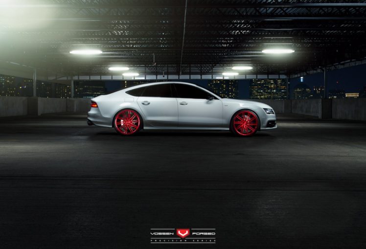 audi s7, Coupe, Vossen, Wheels, Cars HD Wallpaper Desktop Background