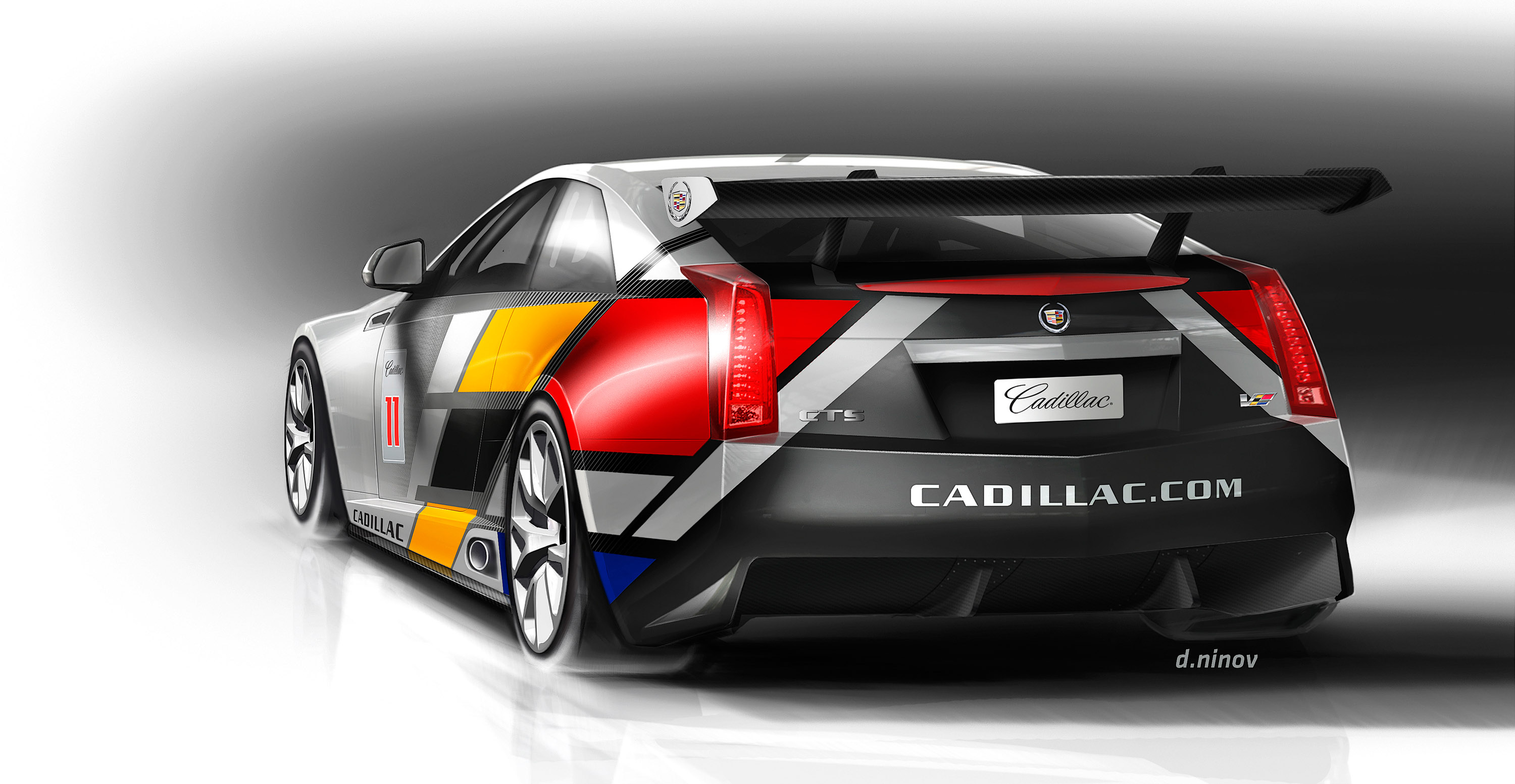 2011, Cadillac, Cts v, Coupe, Race, Racing Wallpaper