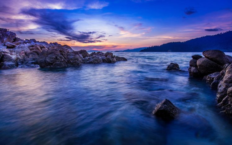 sunset, Beauty, Beautiful, Sea, Nature, Landscape, Ocean HD Wallpaper Desktop Background