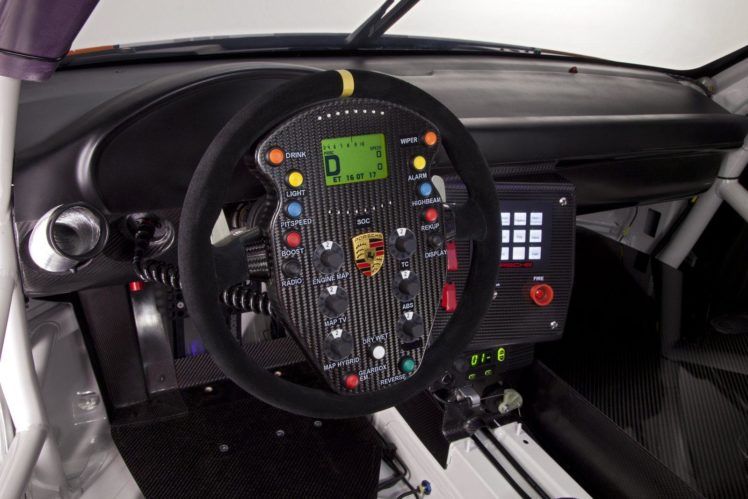 2011, Porsche, 911, Gt3 r, Hybrid, Version, 2 0, Race, Racing, Interior, Steering HD Wallpaper Desktop Background