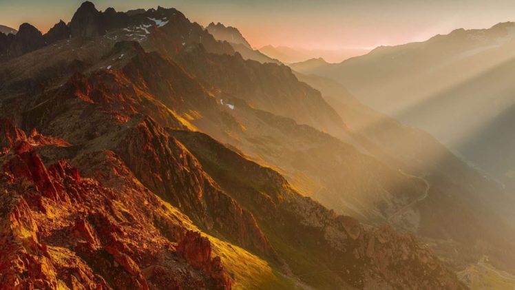 amazing, Beautiful, Landscape, Nature, Sky, Clouds, Sunset, Mountain HD Wallpaper Desktop Background