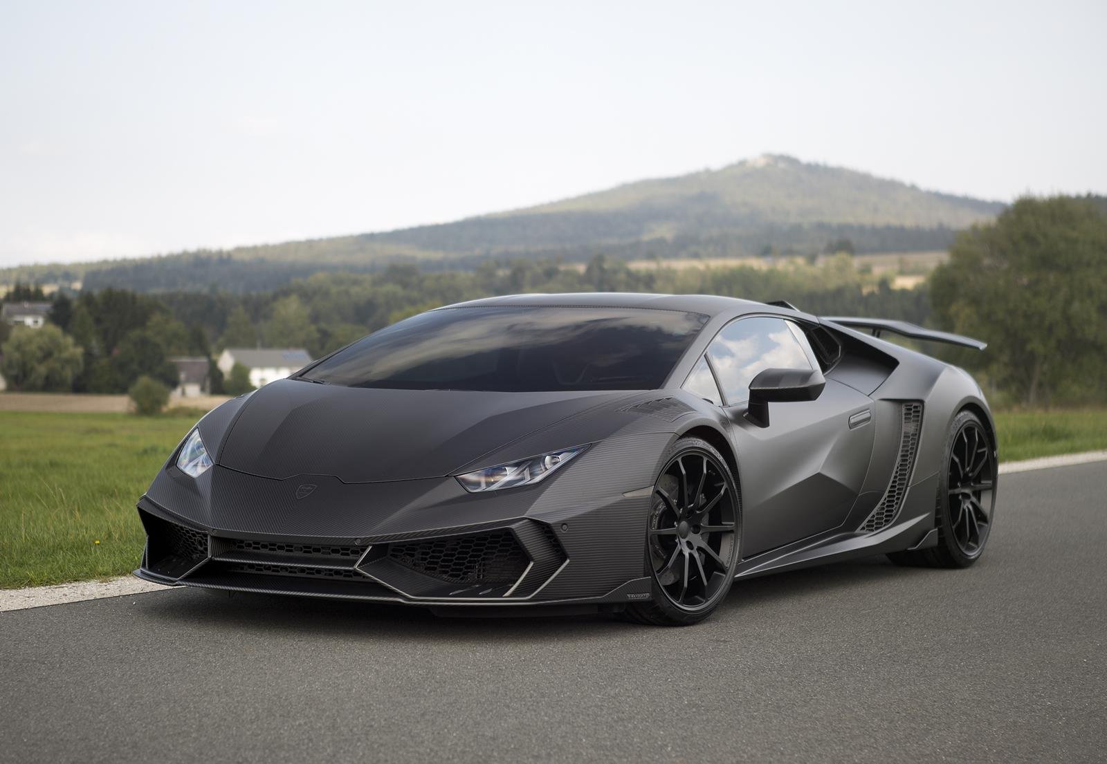 lamborghini, Huracan, Mansory, Carbon, Black, Cars, Supercars, Modified Wallpaper