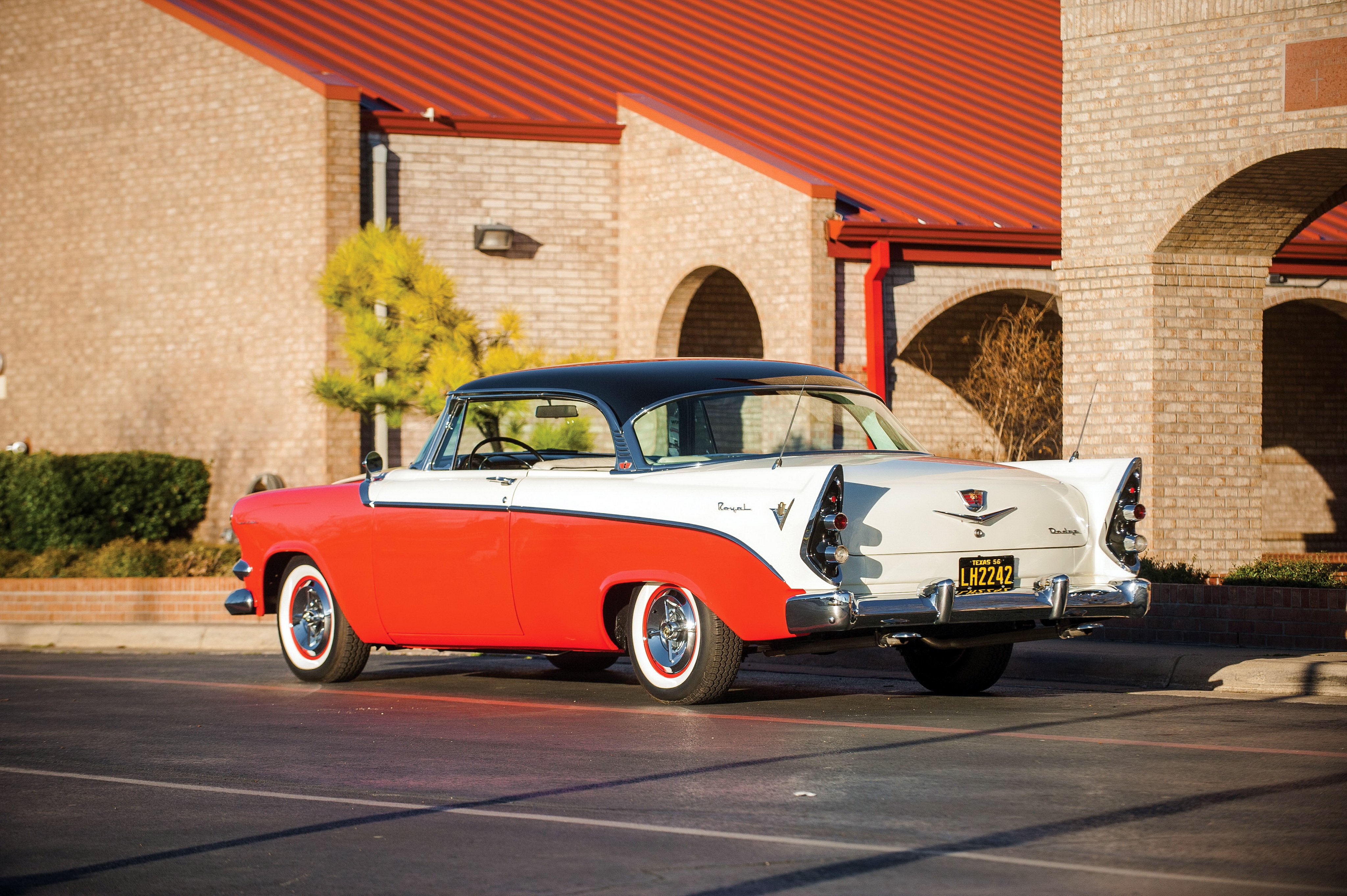 1956, Dodge, Royal, Lancer, 2 door, Hardtop, Classic, Cars Wallpaper