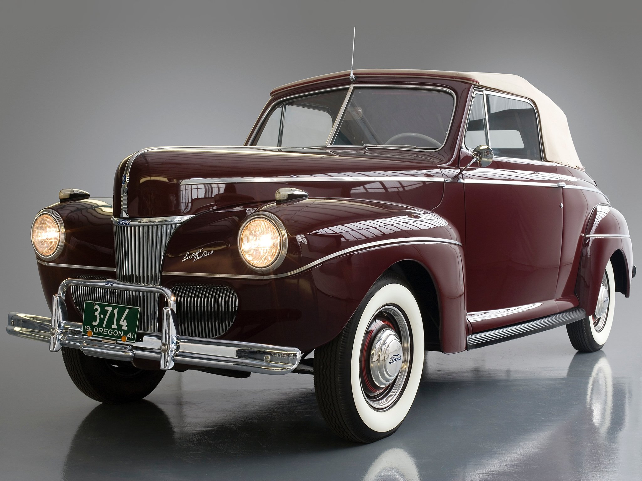 1941, Ford v8, Super, Deluxe, Convertible, Coupe, Cars, Classic Wallpaper