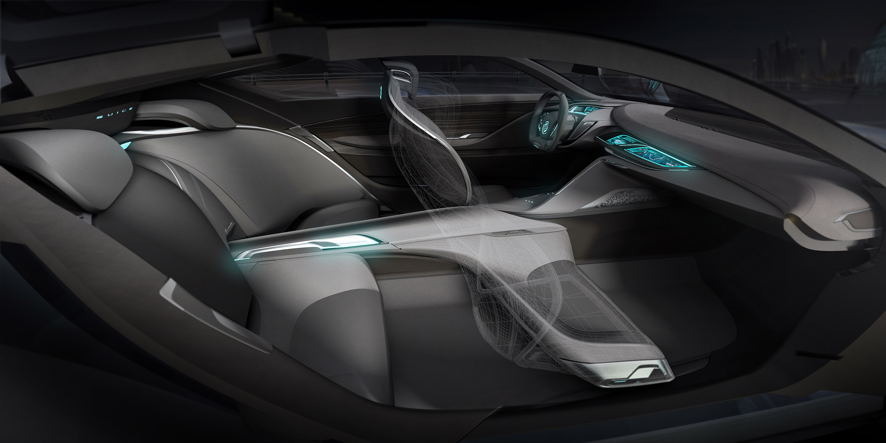 2013, Buick, Riviera, Concept, Interior Wallpaper