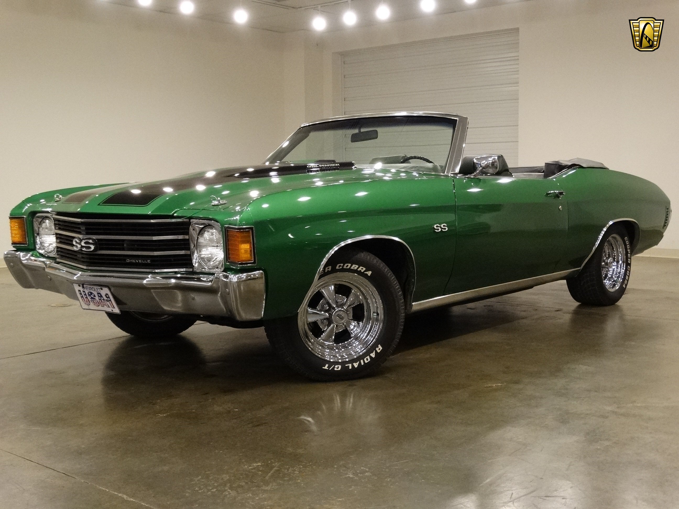1972, Chevrolet, Chevy, Chevelle, Convertible, Green, Classic, Cars Wallpaper