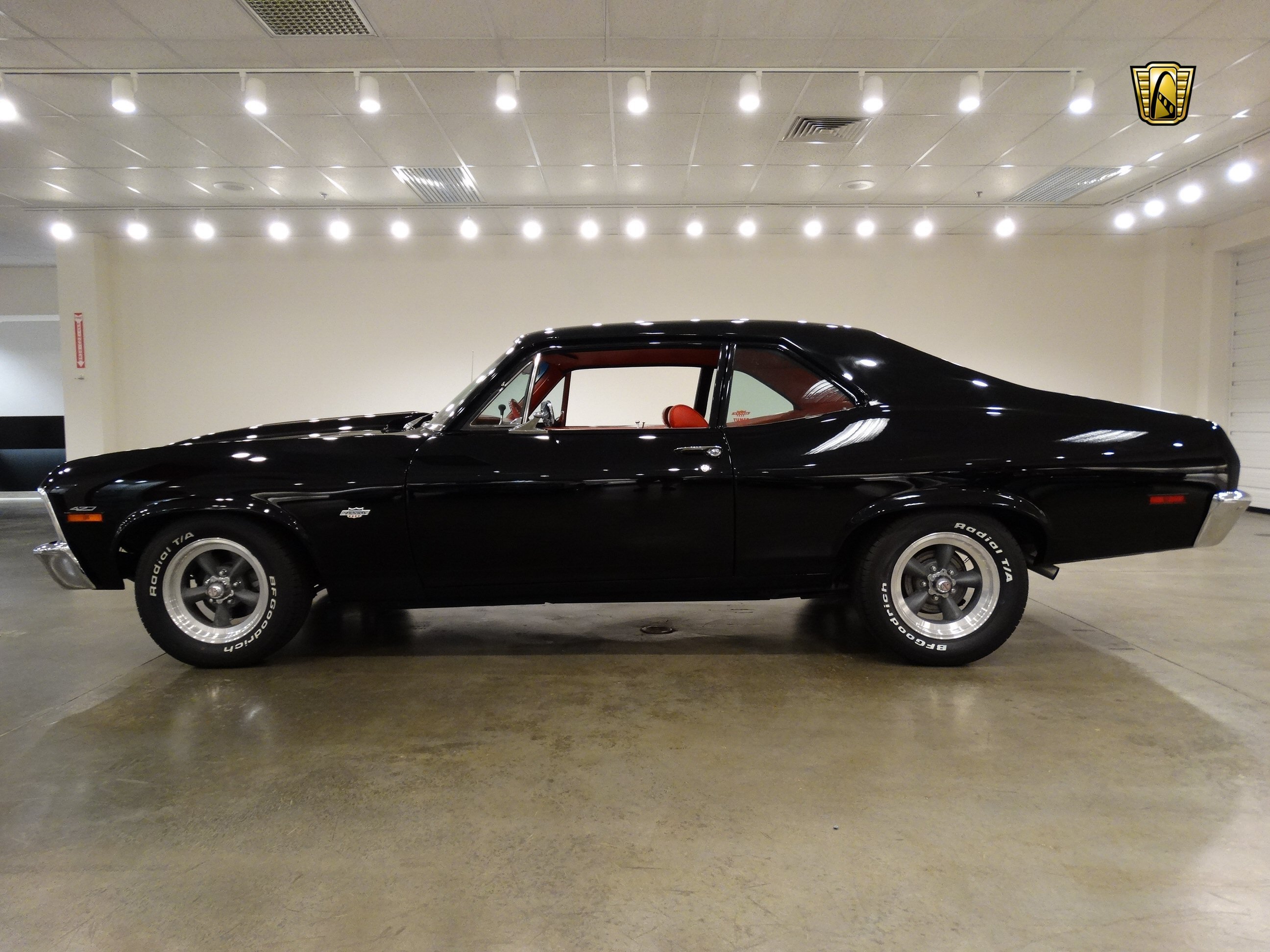 1972, Chevrolet, Chevy, Nova, Yenko, Tribute, Black, Classic, Cars Wallpaper