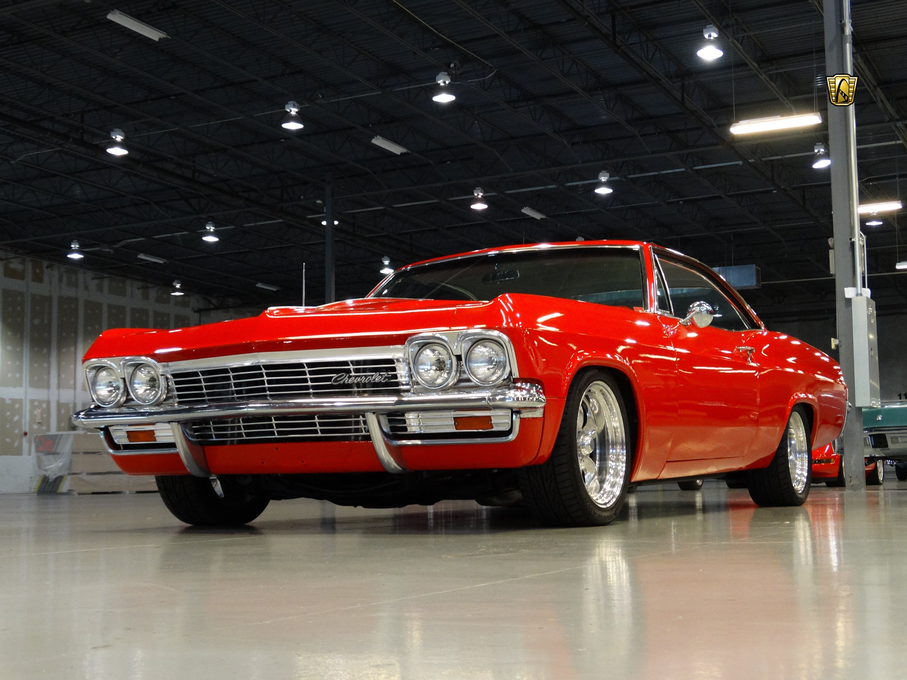 1965, Chevrolet, Chevy, Red, Impala, Classic, Cars Wallpaper