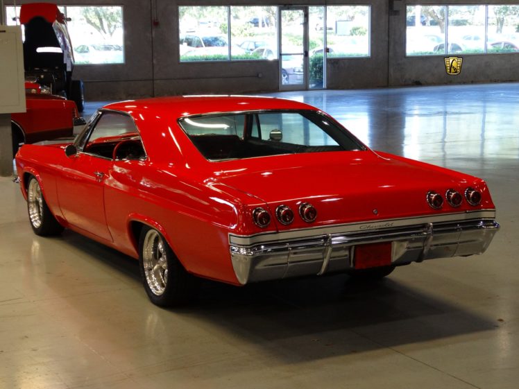 1965, Chevrolet, Chevy, Red, Impala, Classic, Cars HD Wallpaper Desktop Background
