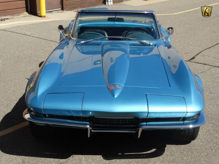1965,  c2 , Chevrolet, Chevy, Blue, Corvette, Convertible, Classic, Cars HD Wallpaper Desktop Background