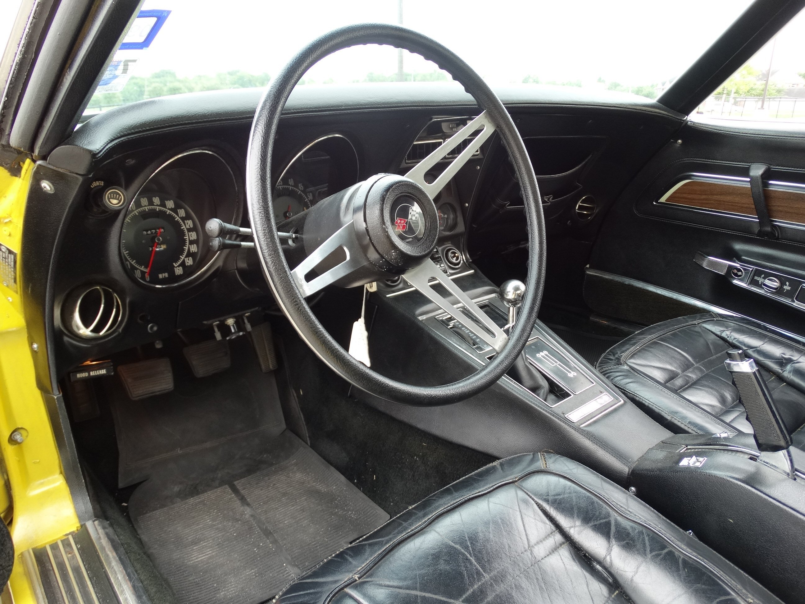 1972, Chevrolet, Chevy, Corvette, Stingray, Yellow, Coupe, Classic, Cars Wallpaper