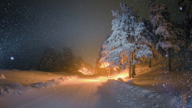 nature, Landscape, Beauty, Beautiful, Sky, Snow, Winter, Tree HD Wallpaper Desktop Background
