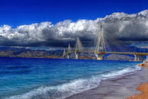 bridge, Sea, Ocean, Beach, Nature, Beauty, Sky, Clouds, Blue