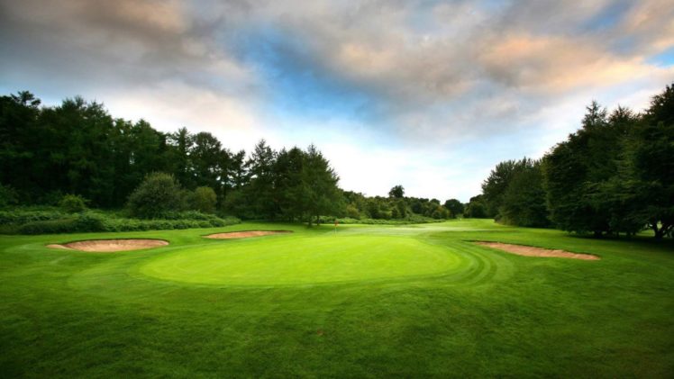 golf, Links, Nature, Landscape, Beauty, Tree, Beautiful, Sky HD Wallpaper Desktop Background
