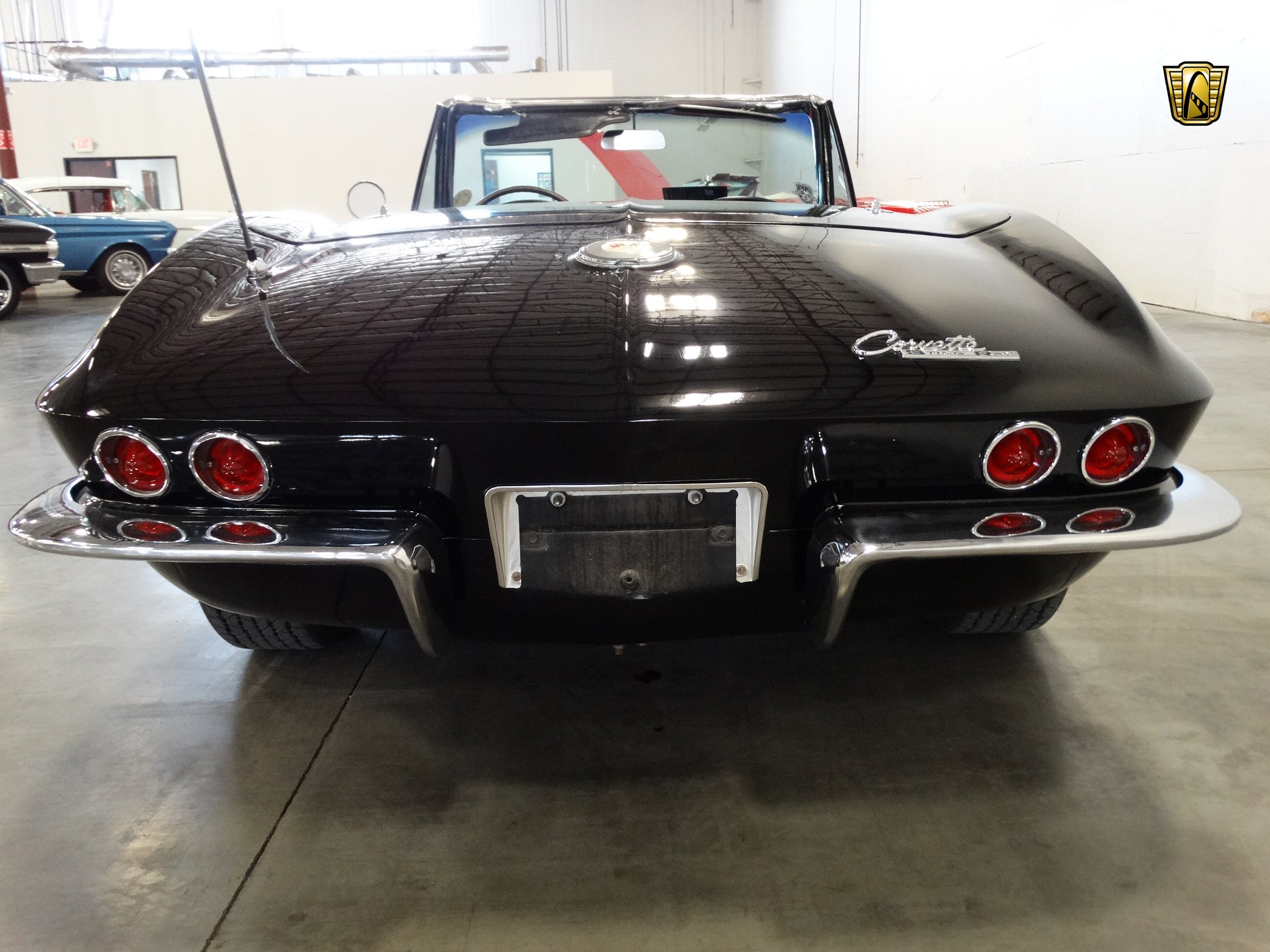 1964,  c2 , Black, Tribute, Chevrolet, Chevy, Corvette, Convertible, Cars Wallpaper