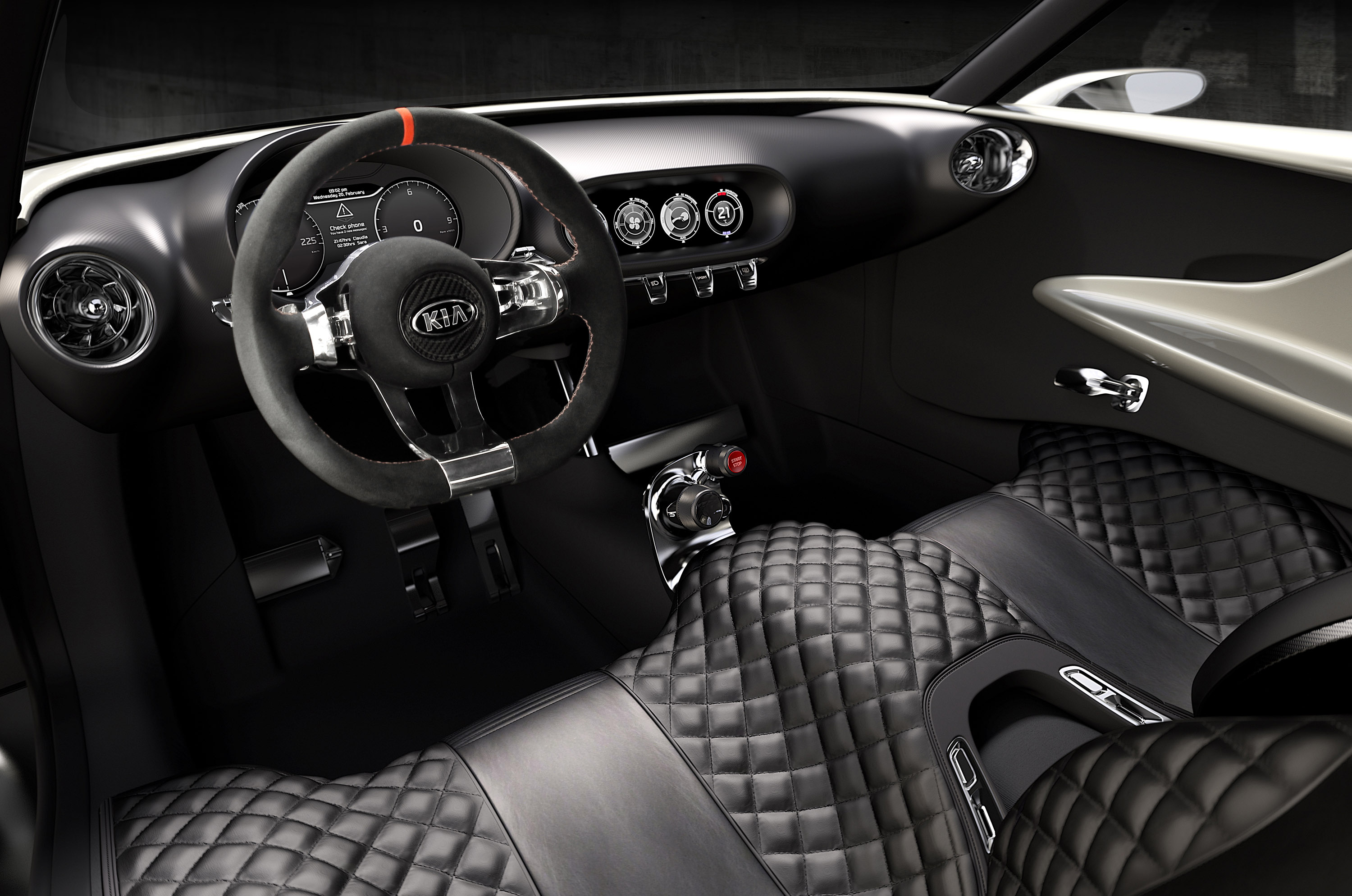 2013, Kia, Provo, Concept, Interior Wallpaper
