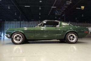 1968, Ford, Mustang, Bullitt, 390, Fastback, Green, Cars, Classic