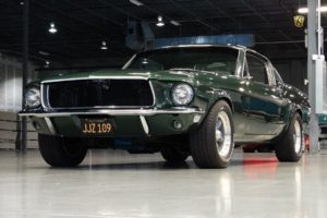 1968, Ford, Mustang, Bullitt, 390, Fastback, Green, Cars, Classic