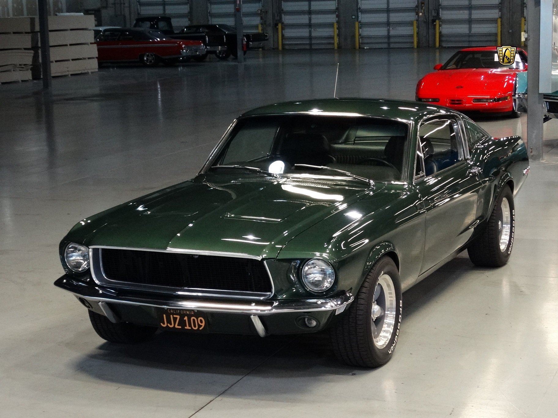 1968, Ford, Mustang, Bullitt, 390, Fastback, Green, Cars, Classic Wallpaper